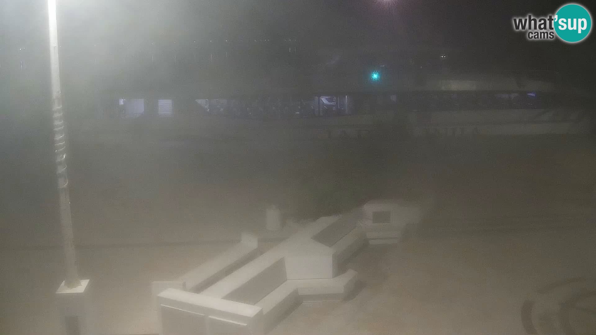 Webcam Novalja seaside promenade