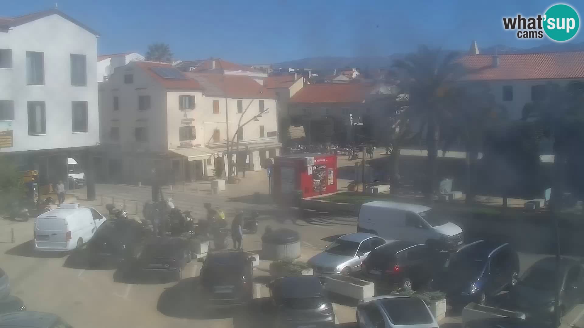 Web kamera Novalja promenada