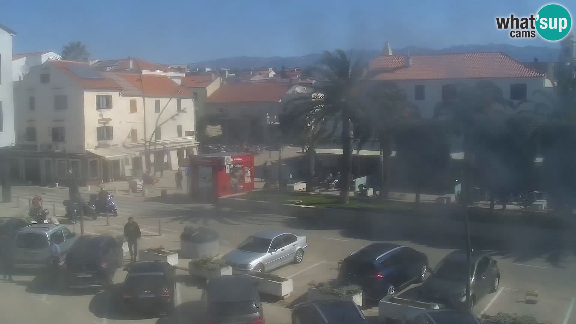 Web kamera Novalja promenada