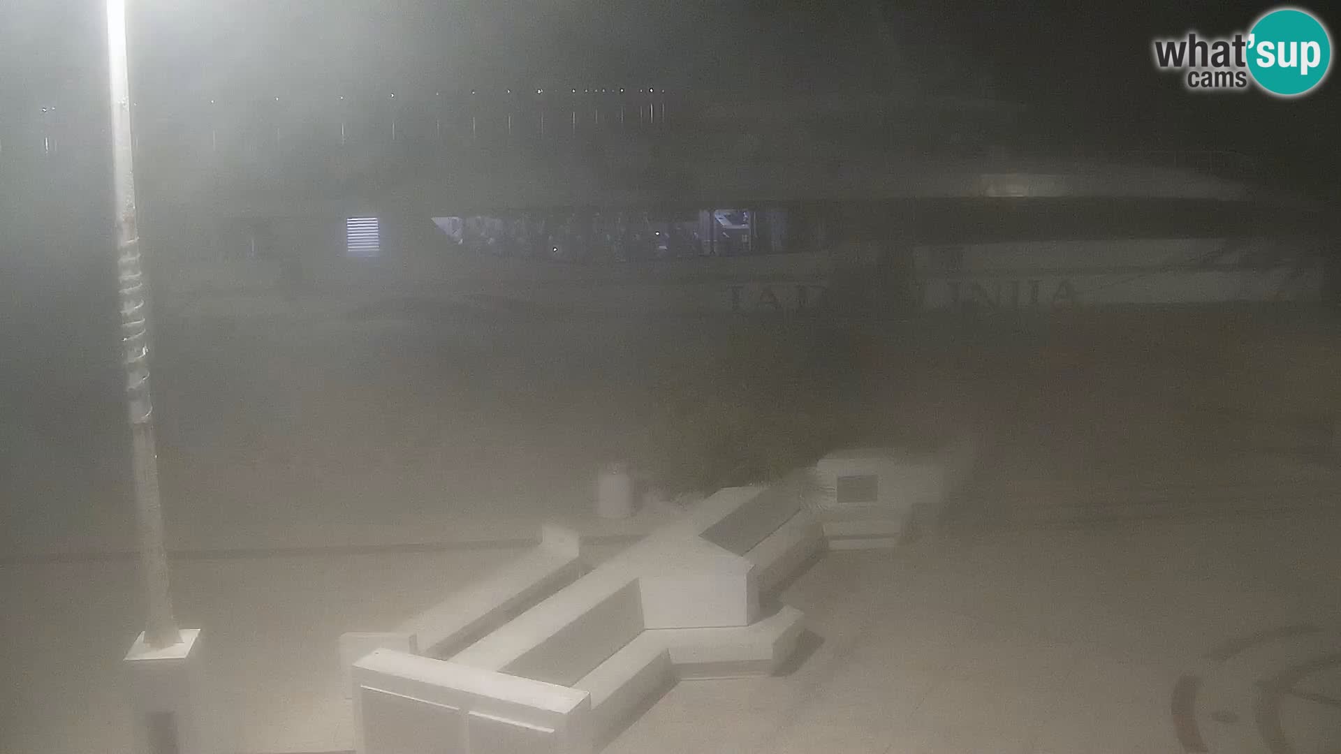 Webcam Novalja seaside promenade