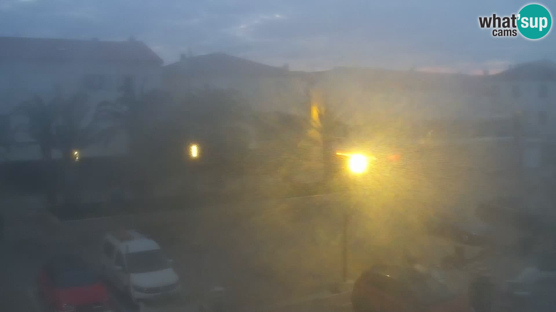 Novalja spletna kamera promenada