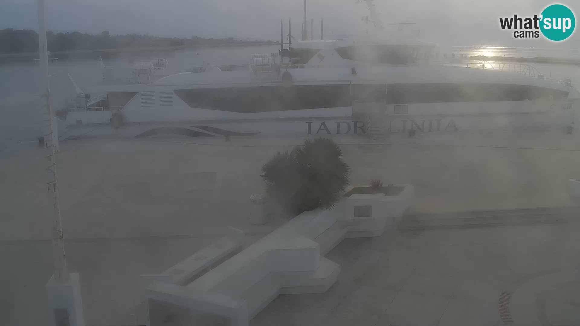 Webcam Novalja seaside promenade
