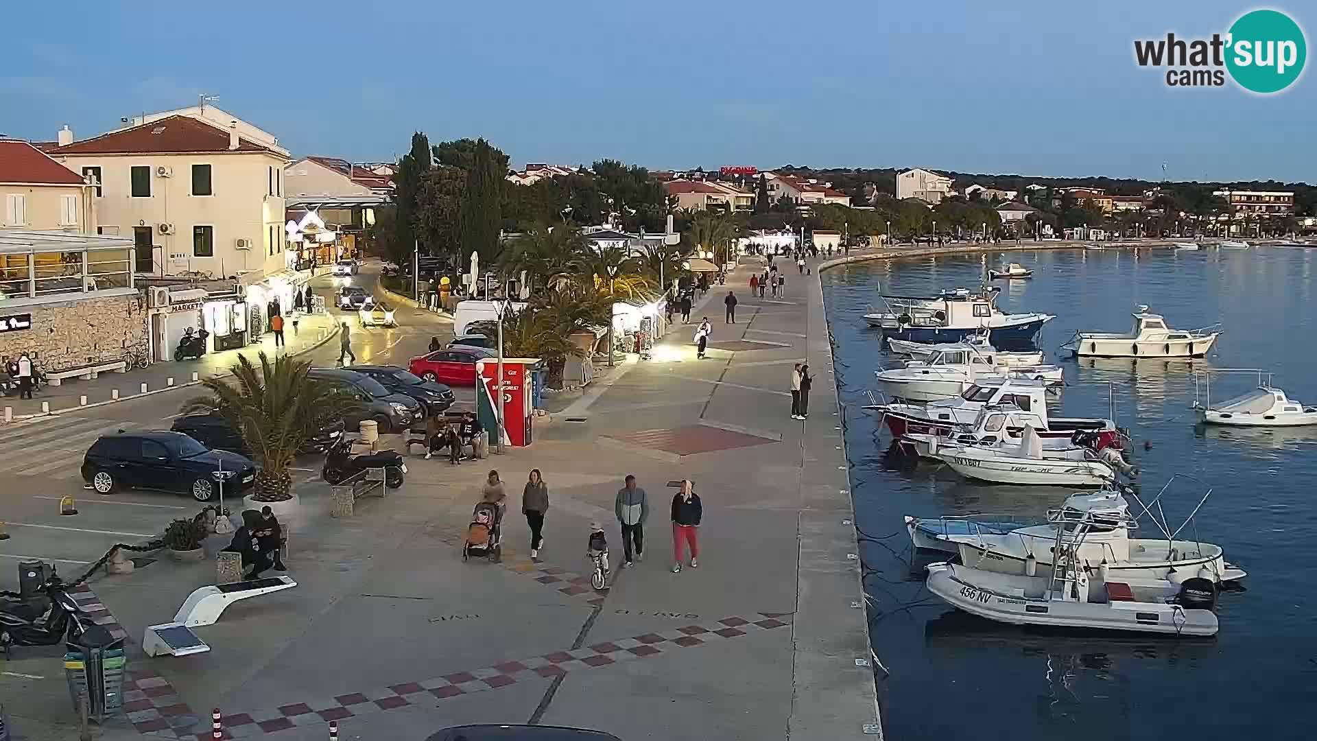 Livecam Promenade a Novalja