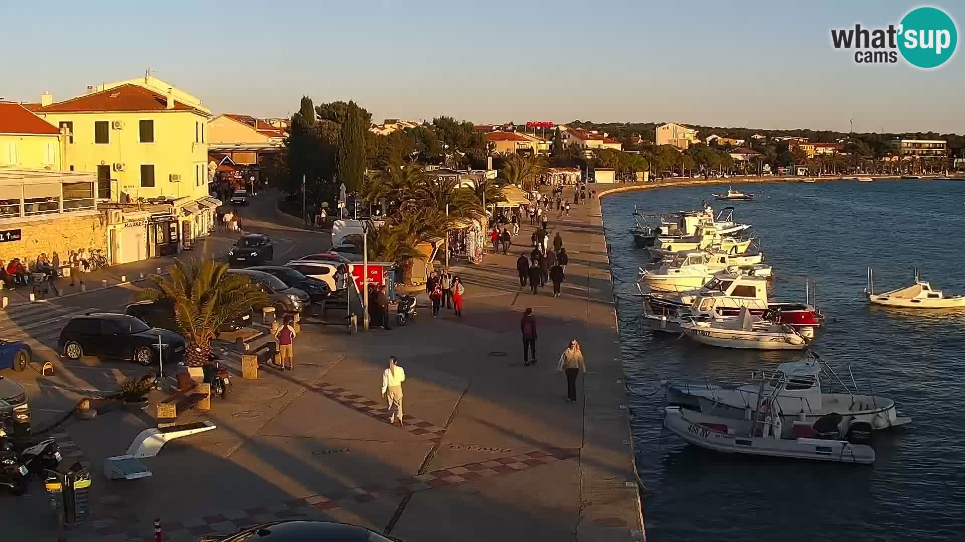 Livecam Promenade a Novalja