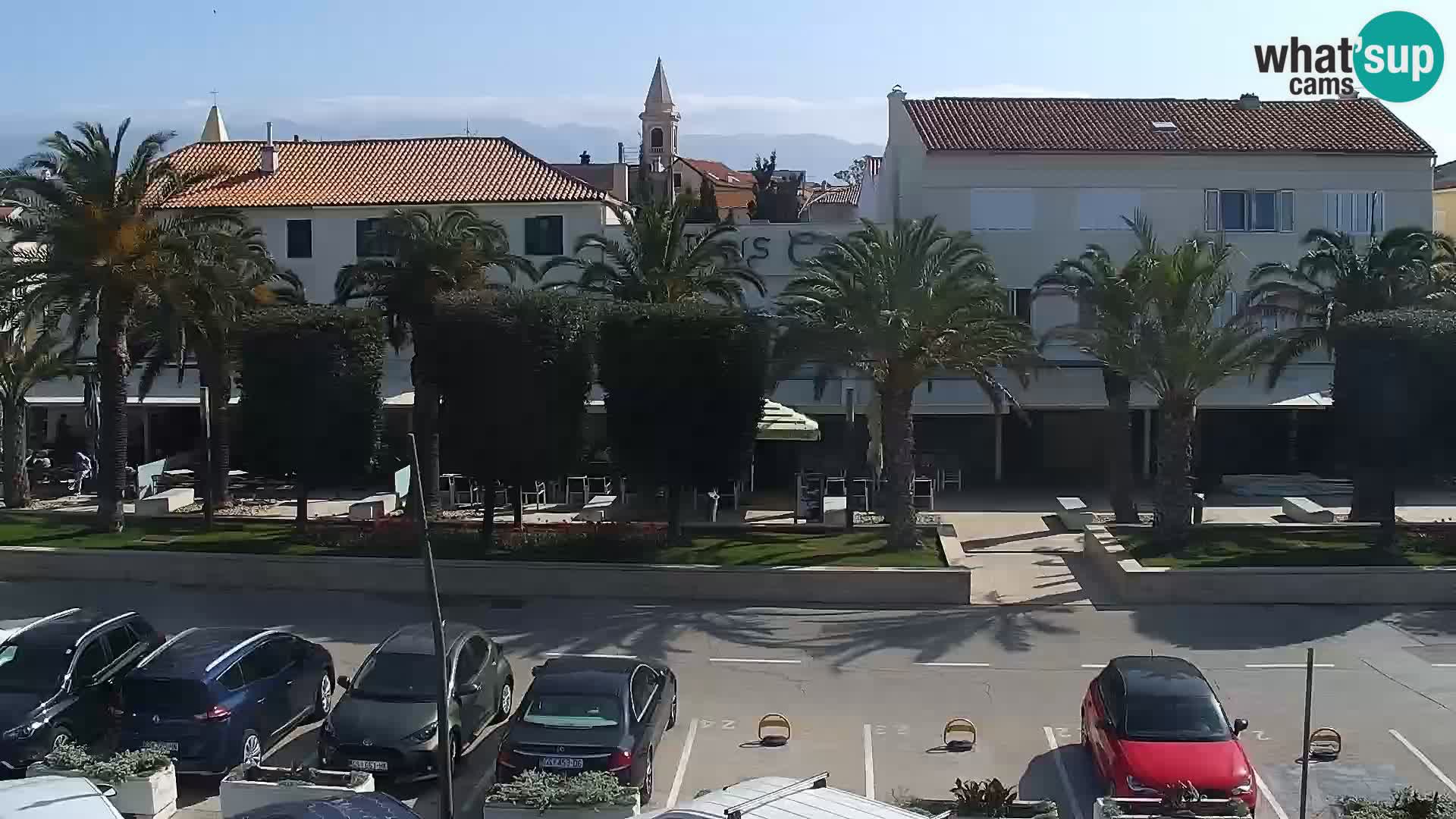 Livecam Promenade a Novalja
