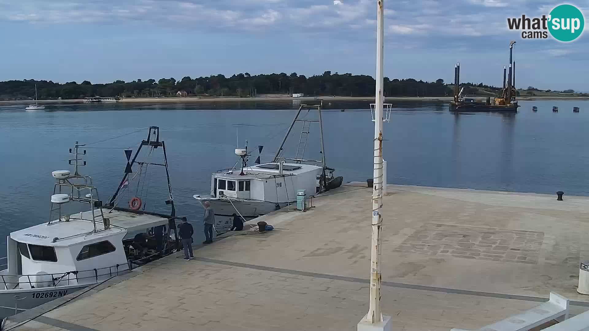 Webcam Novalja seaside promenade