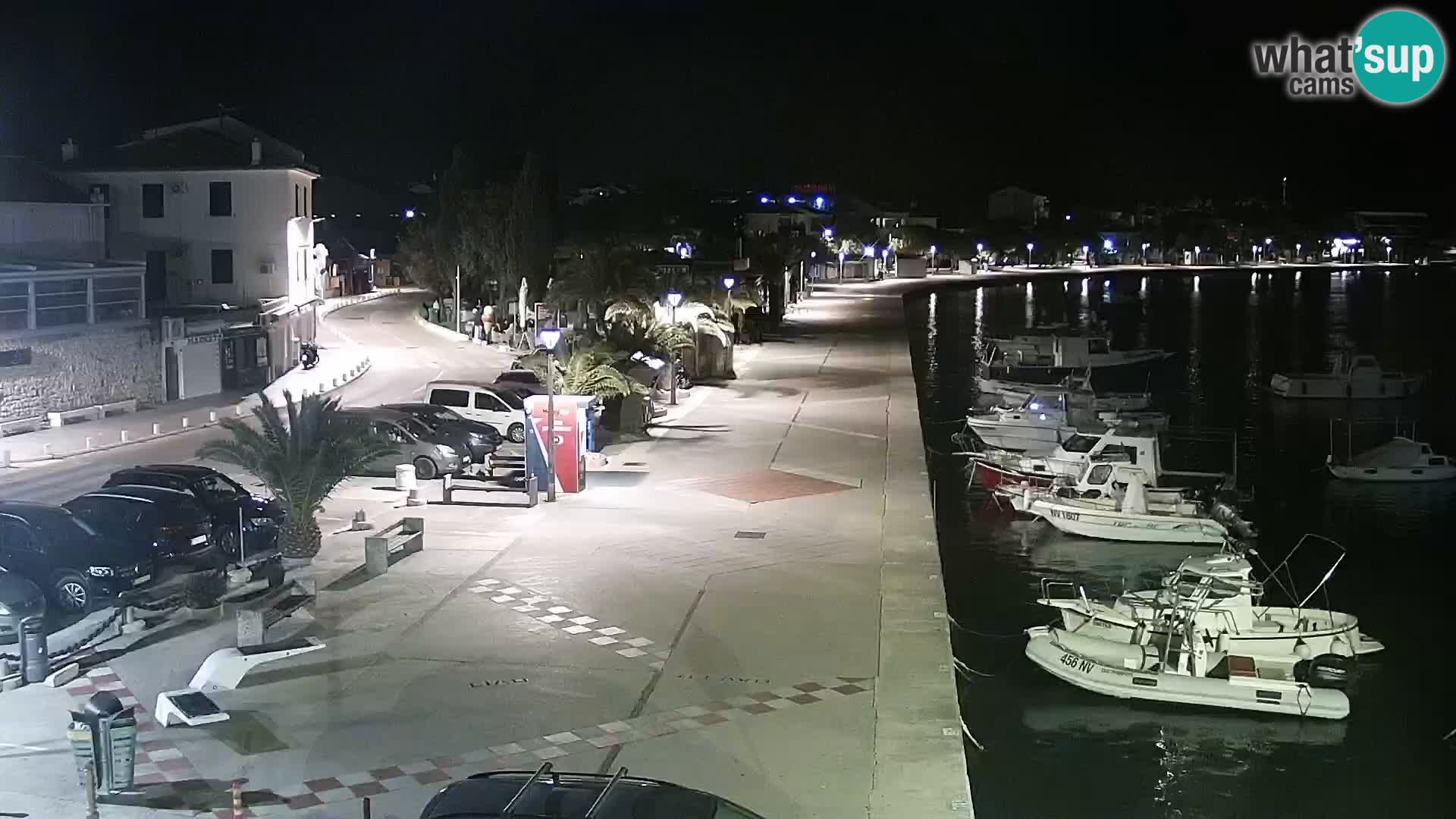 Novalja Livecam promenade