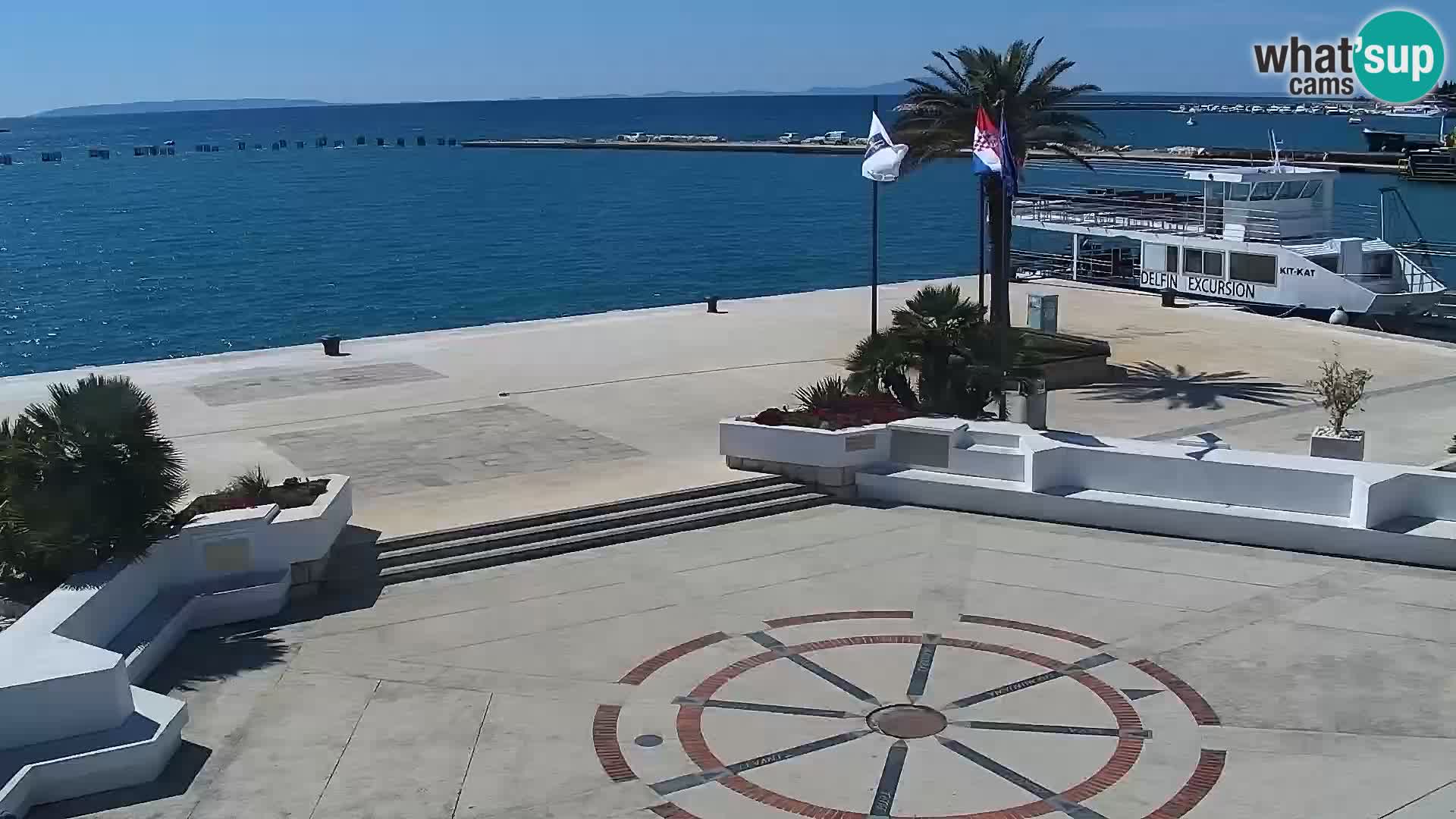 Webcam Novalja seaside promenade