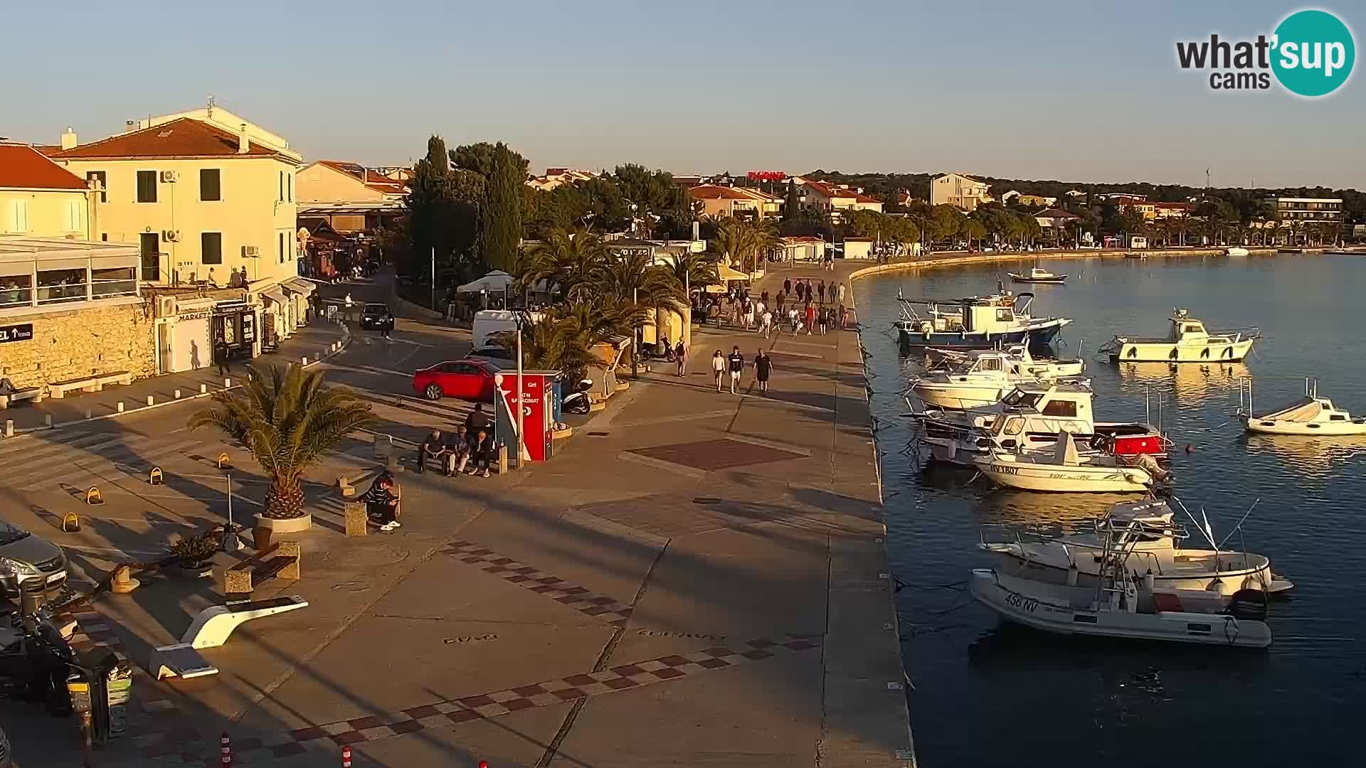 Novalja Livecam promenade