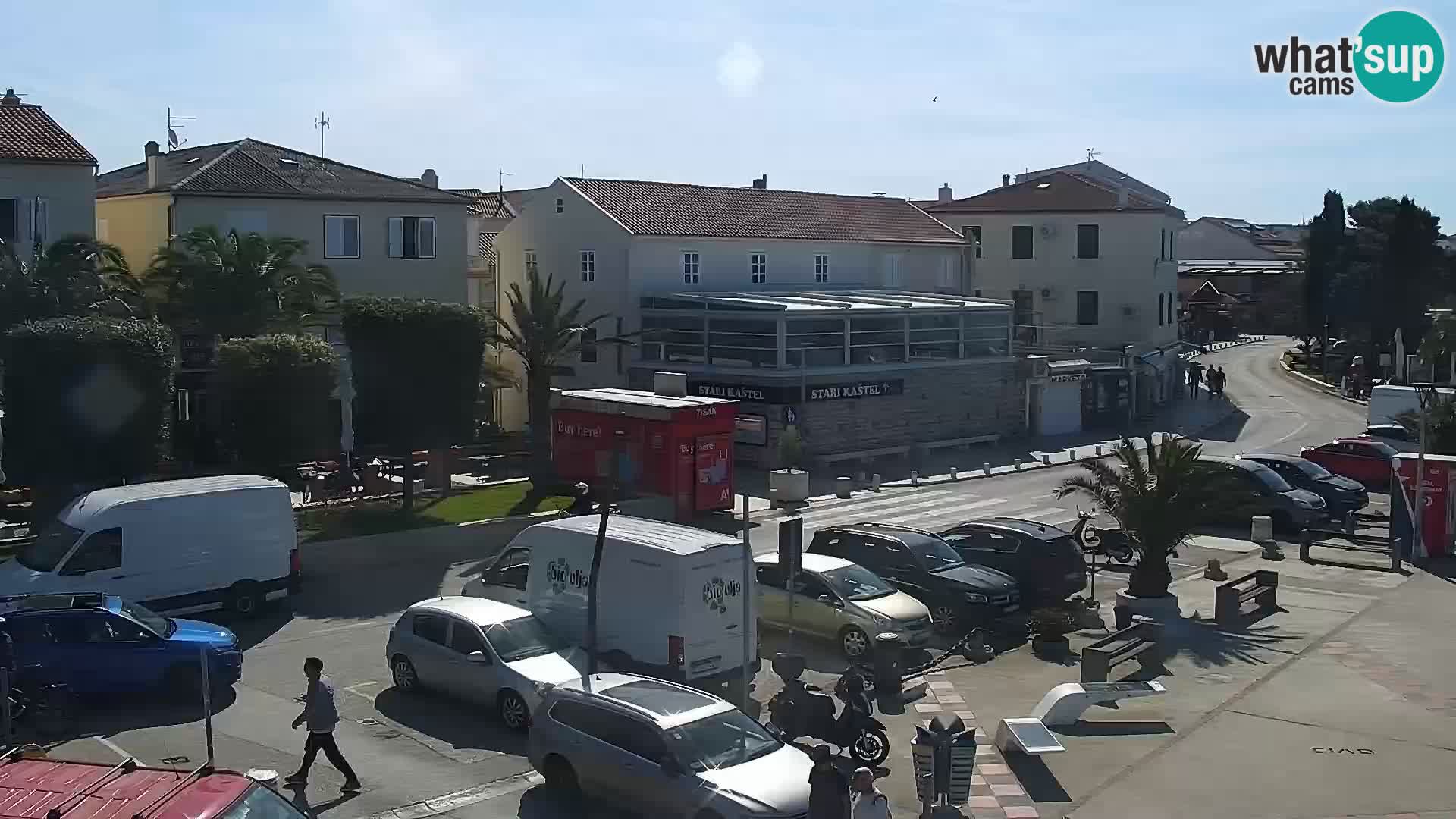 Webcam Novalja seaside promenade