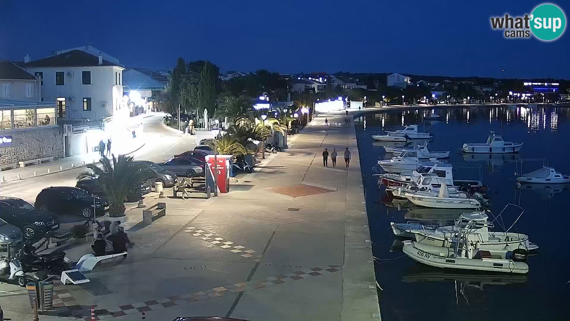 Livecam Promenade a Novalja