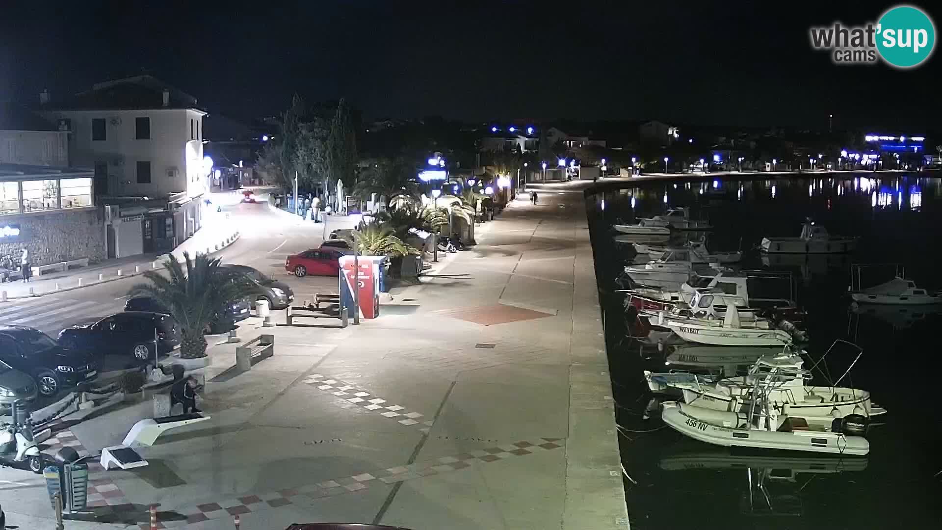 Novalja Livecam promenade