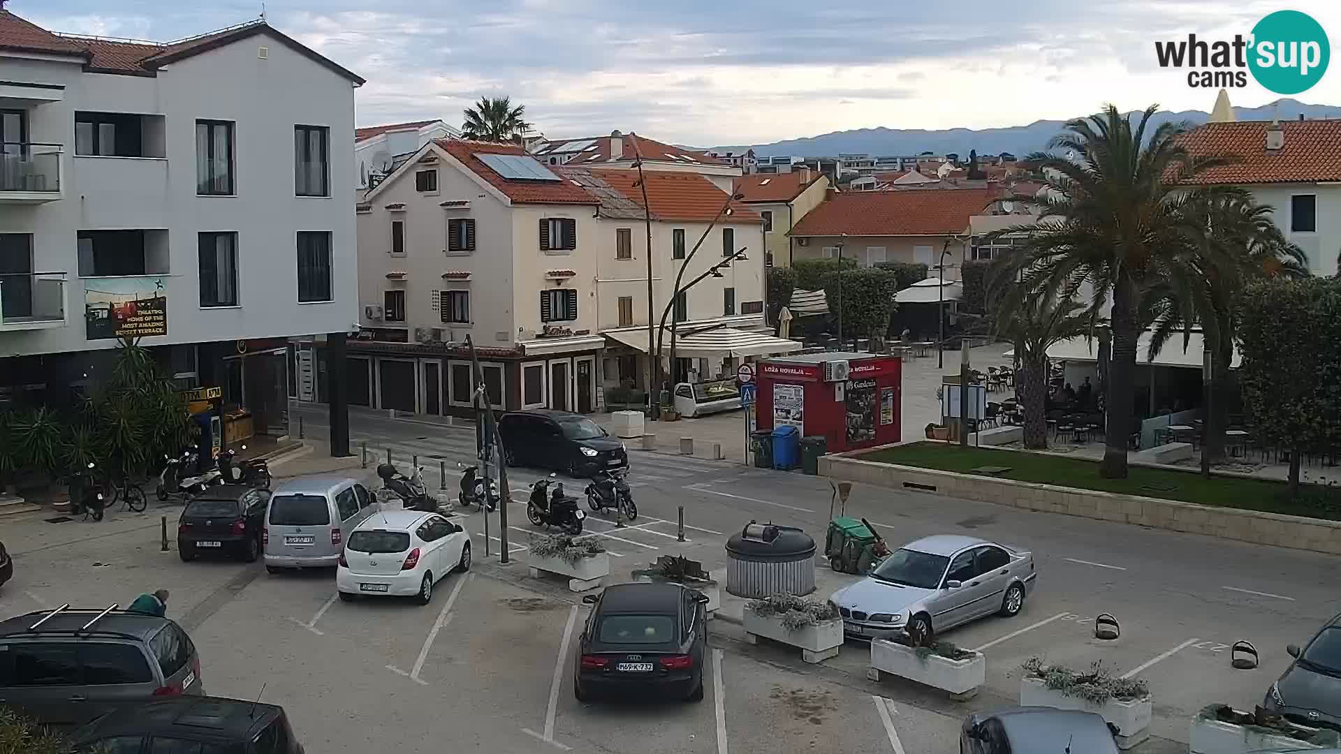 Novalja Livecam promenade