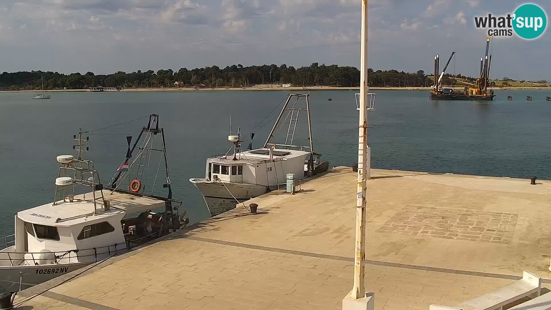 Novalja spletna kamera promenada