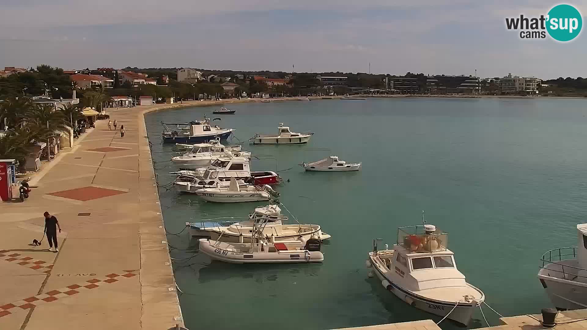 Livecam Promenade a Novalja