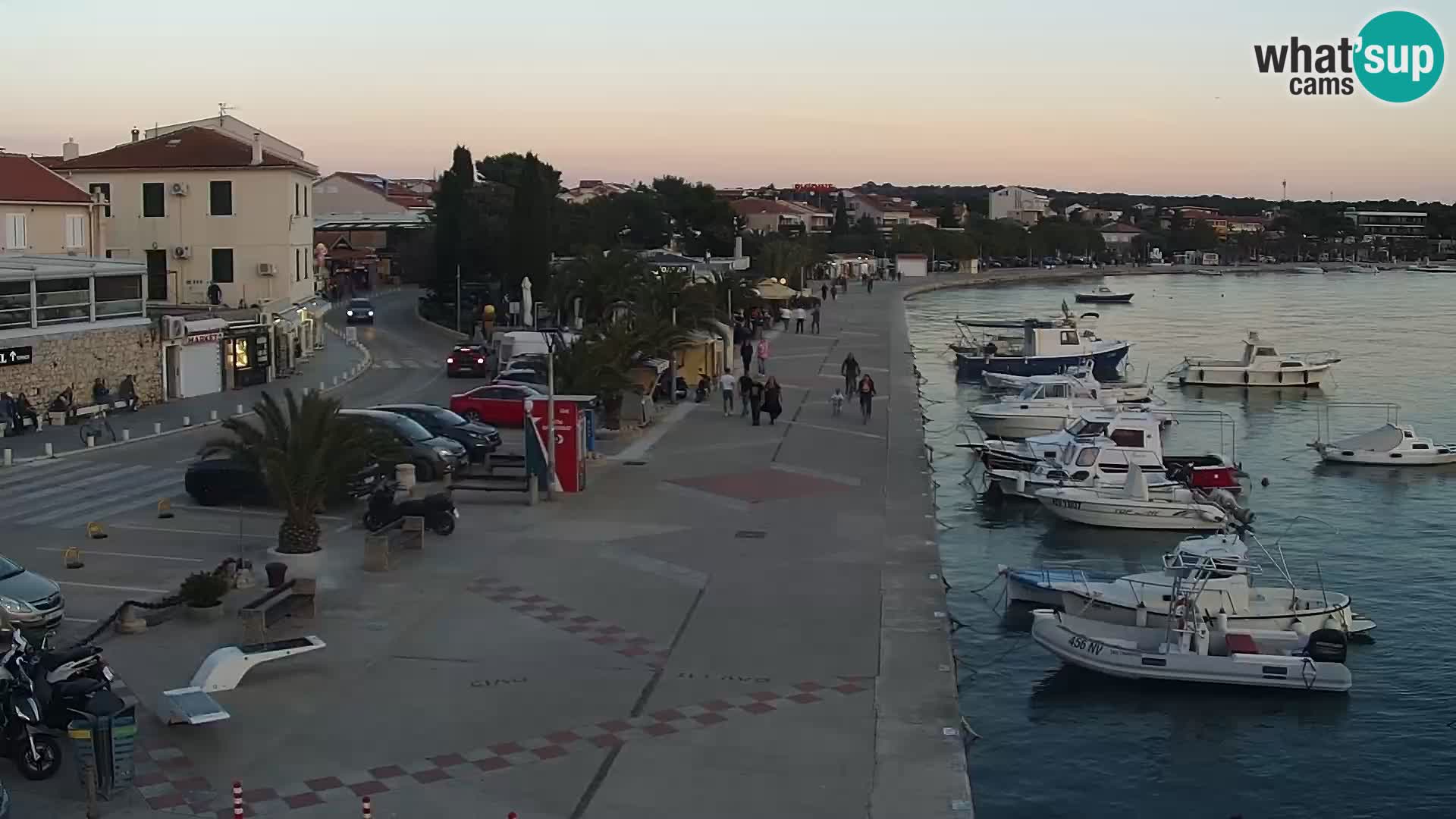 Novalja Livecam promenade