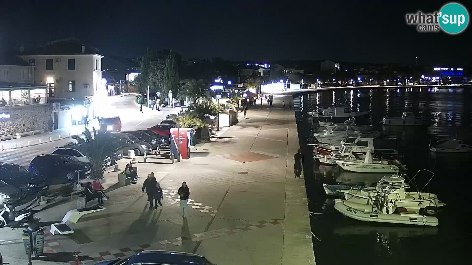 Novalja Livecam promenade