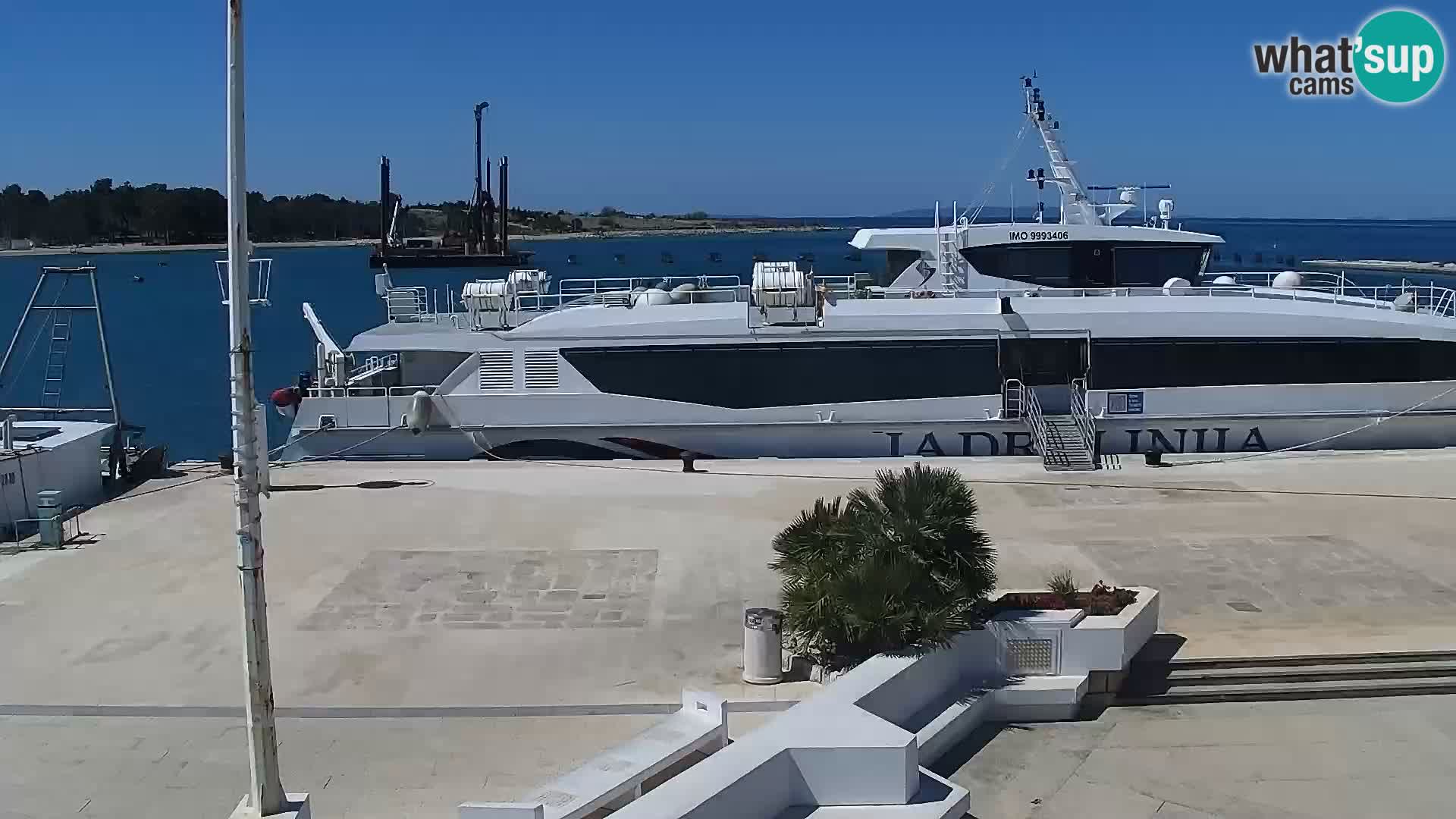 Novalja spletna kamera promenada