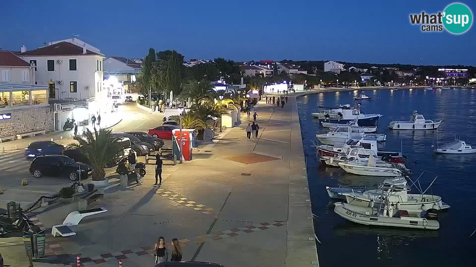 Livecam Promenade a Novalja