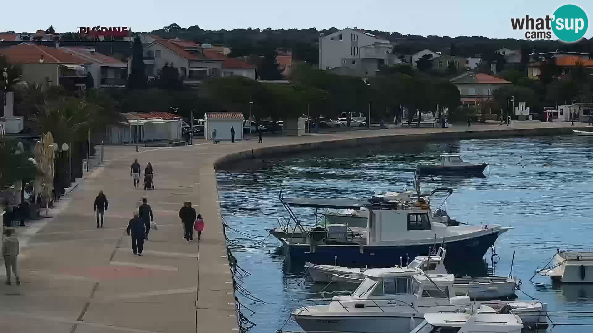 Novalja Livecam promenade