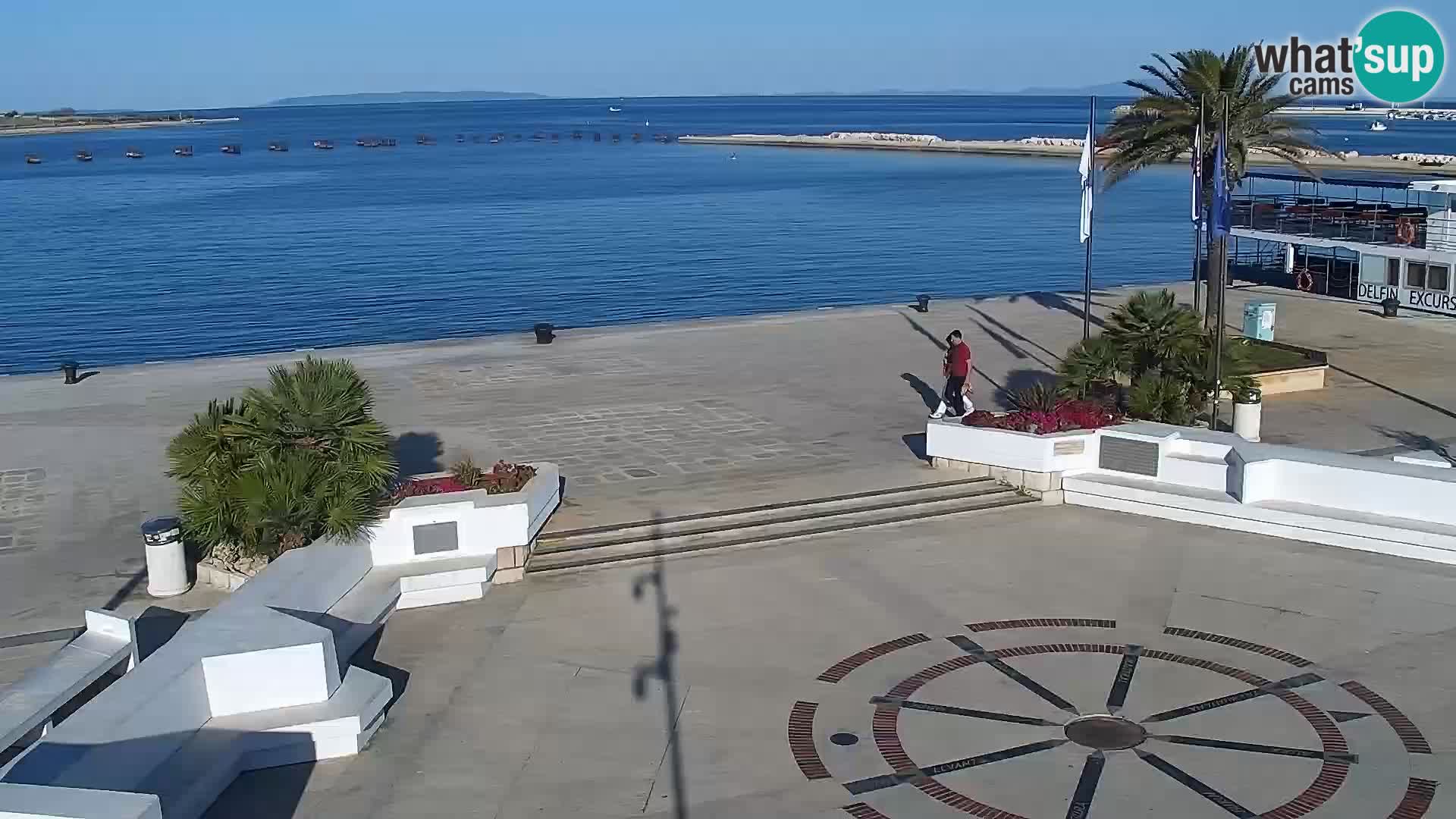 Web kamera Novalja promenada