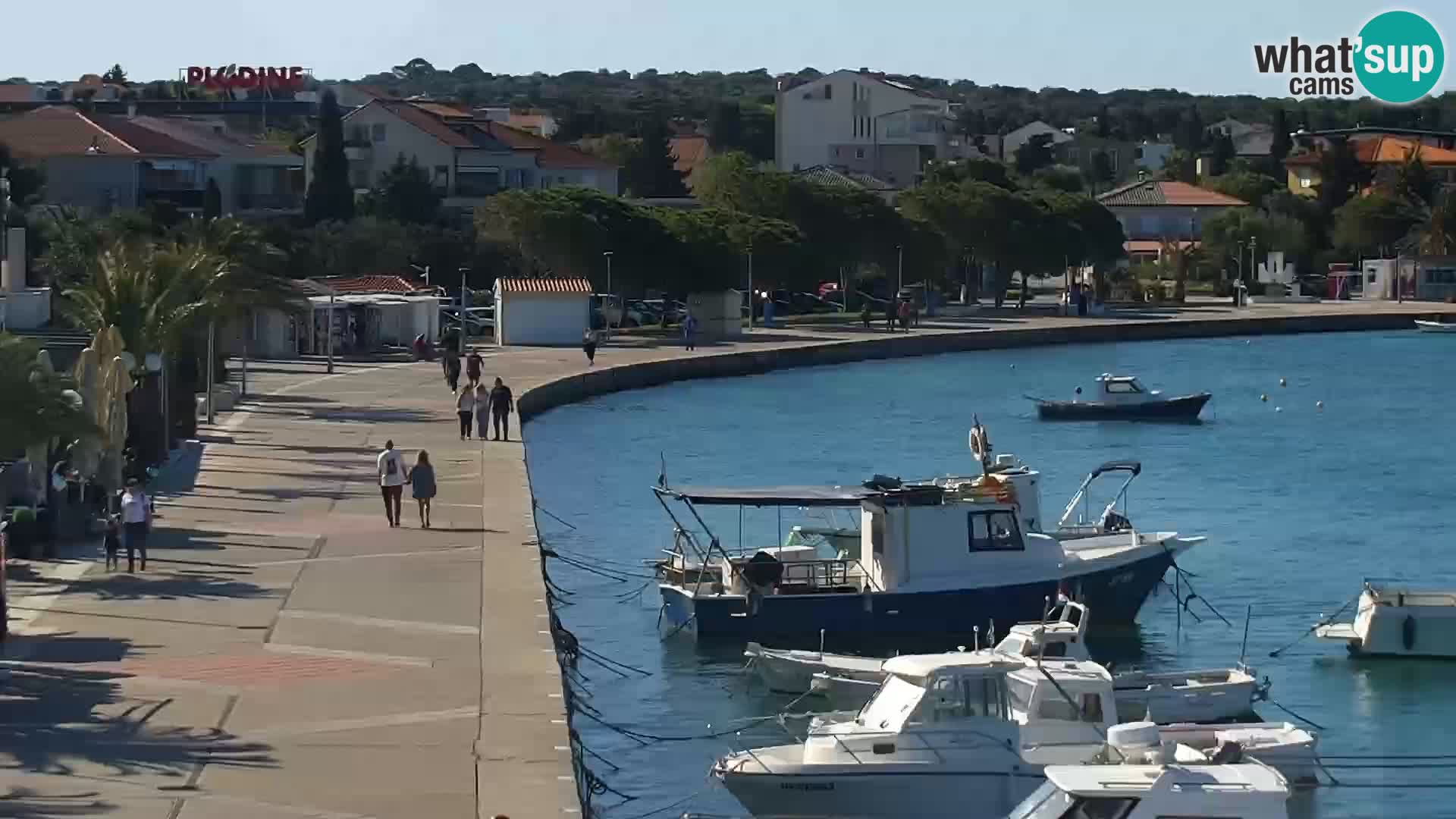 Novalja Livecam promenade