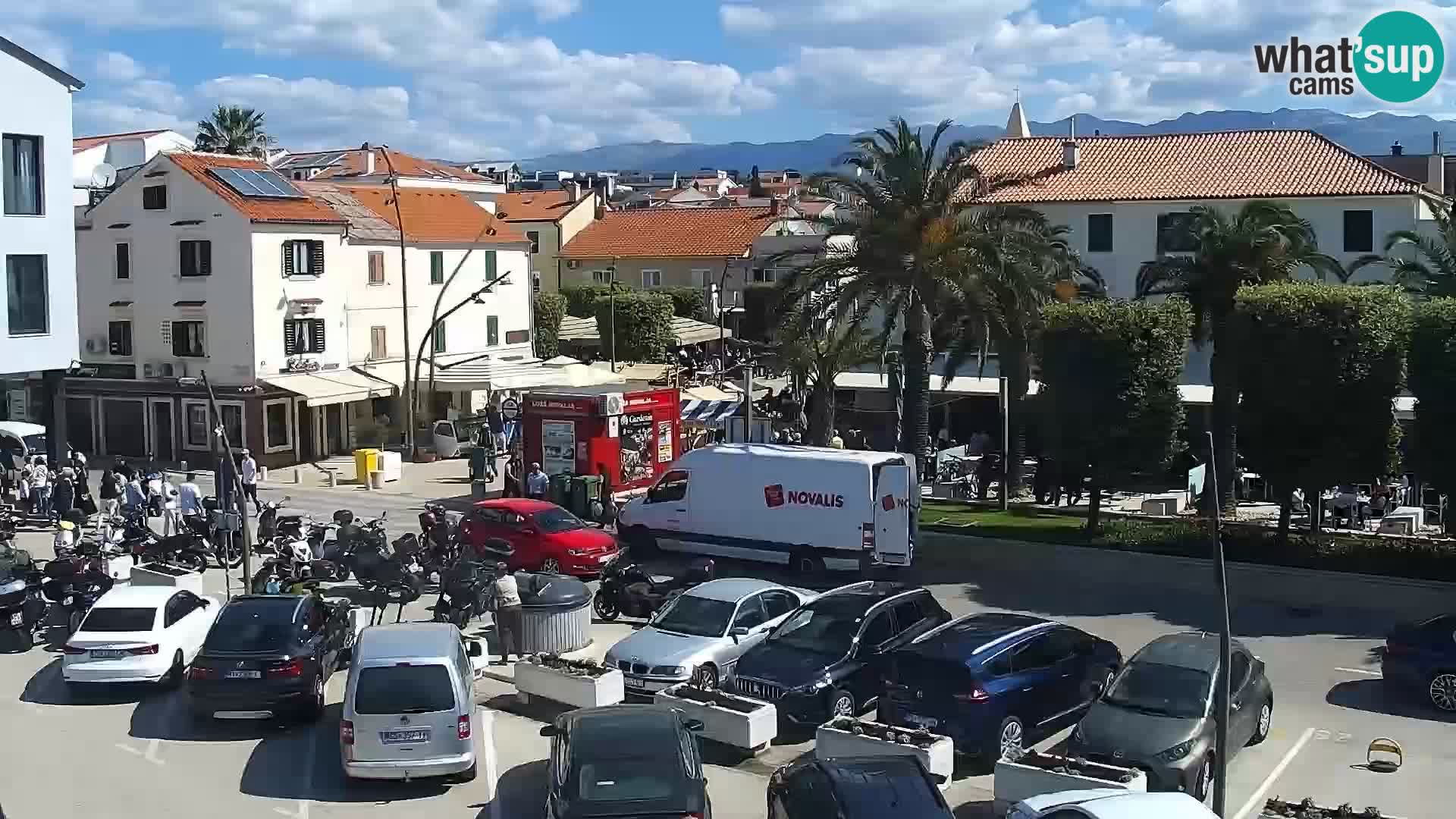 Novalja Livecam promenade