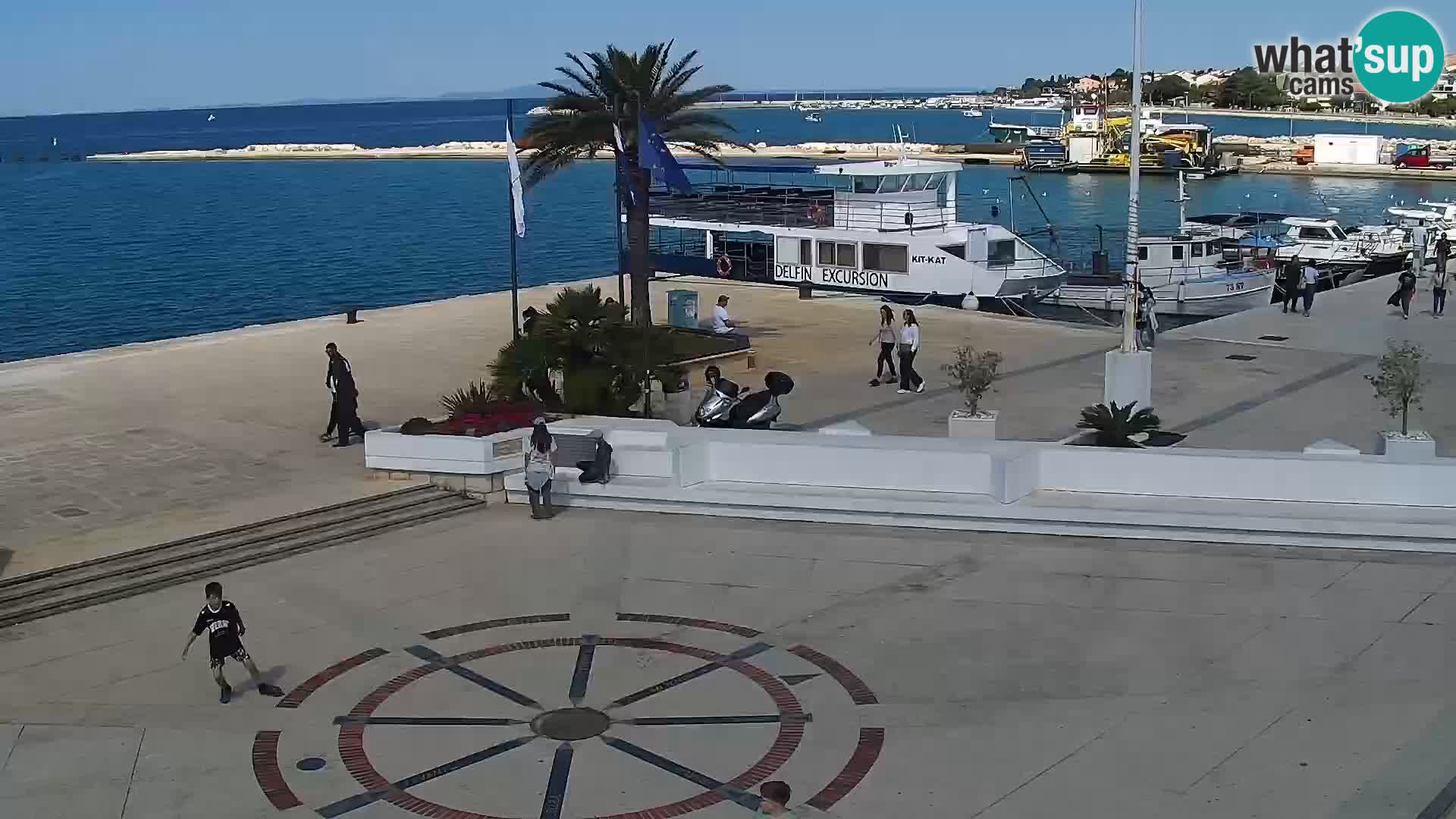 Novalja spletna kamera promenada