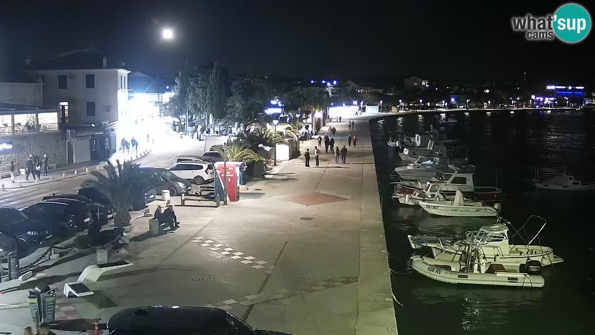 Novalja Livecam promenade