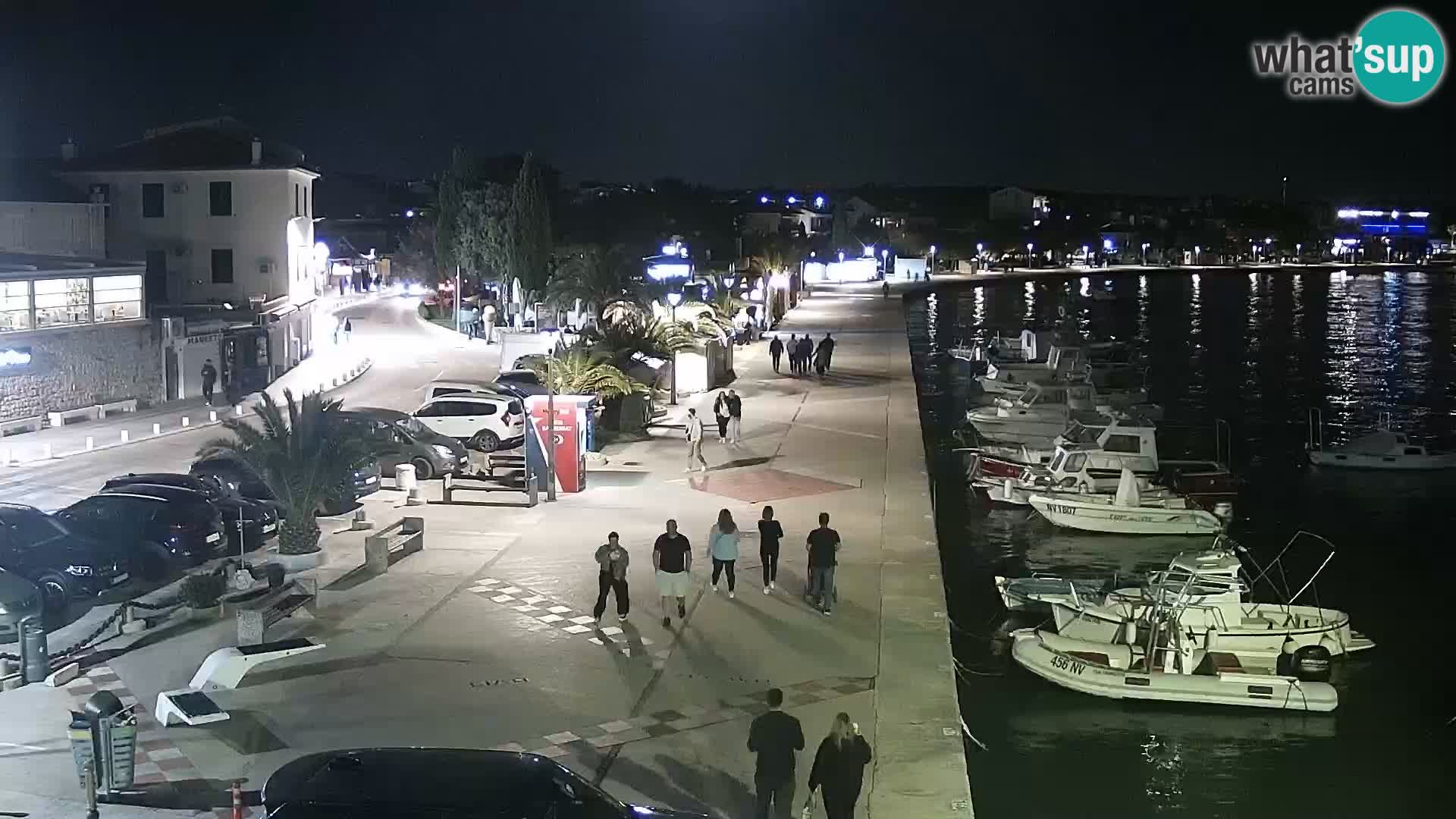 Livecam Promenade a Novalja