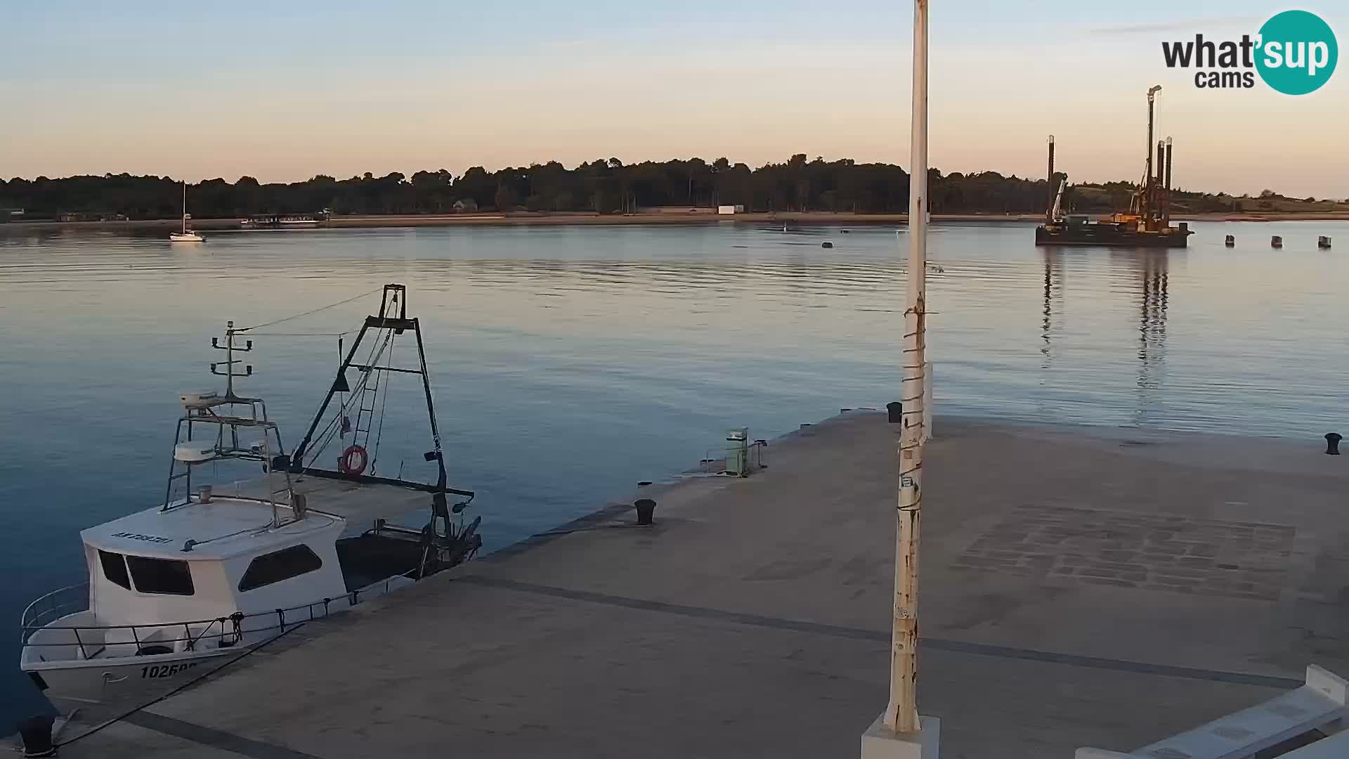 Webcam Novalja seaside promenade
