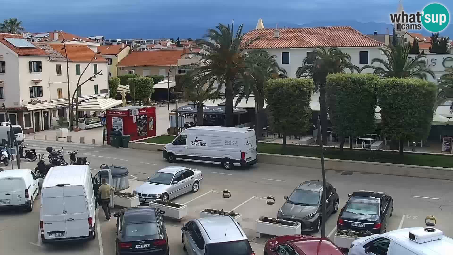 Livecam Promenade a Novalja