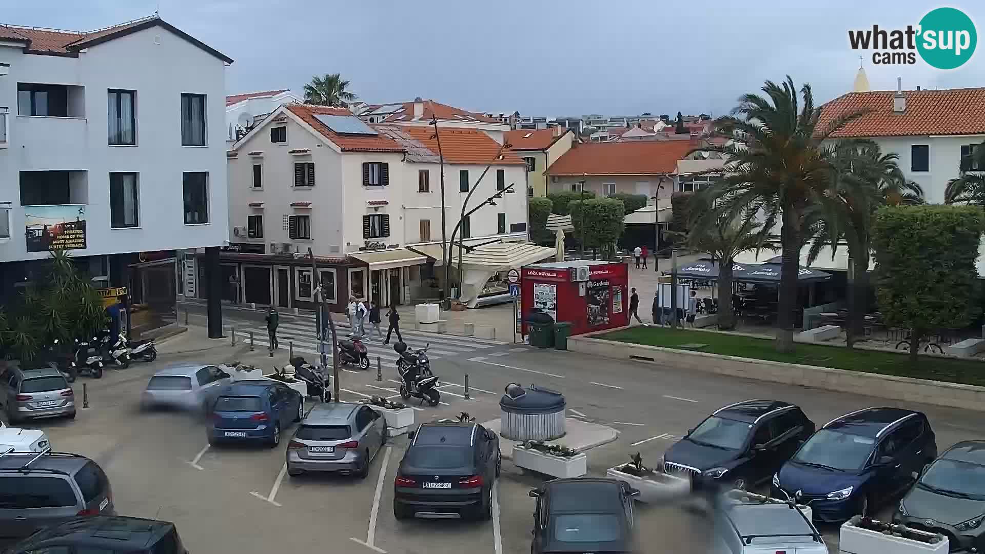 Novalja Livecam promenade