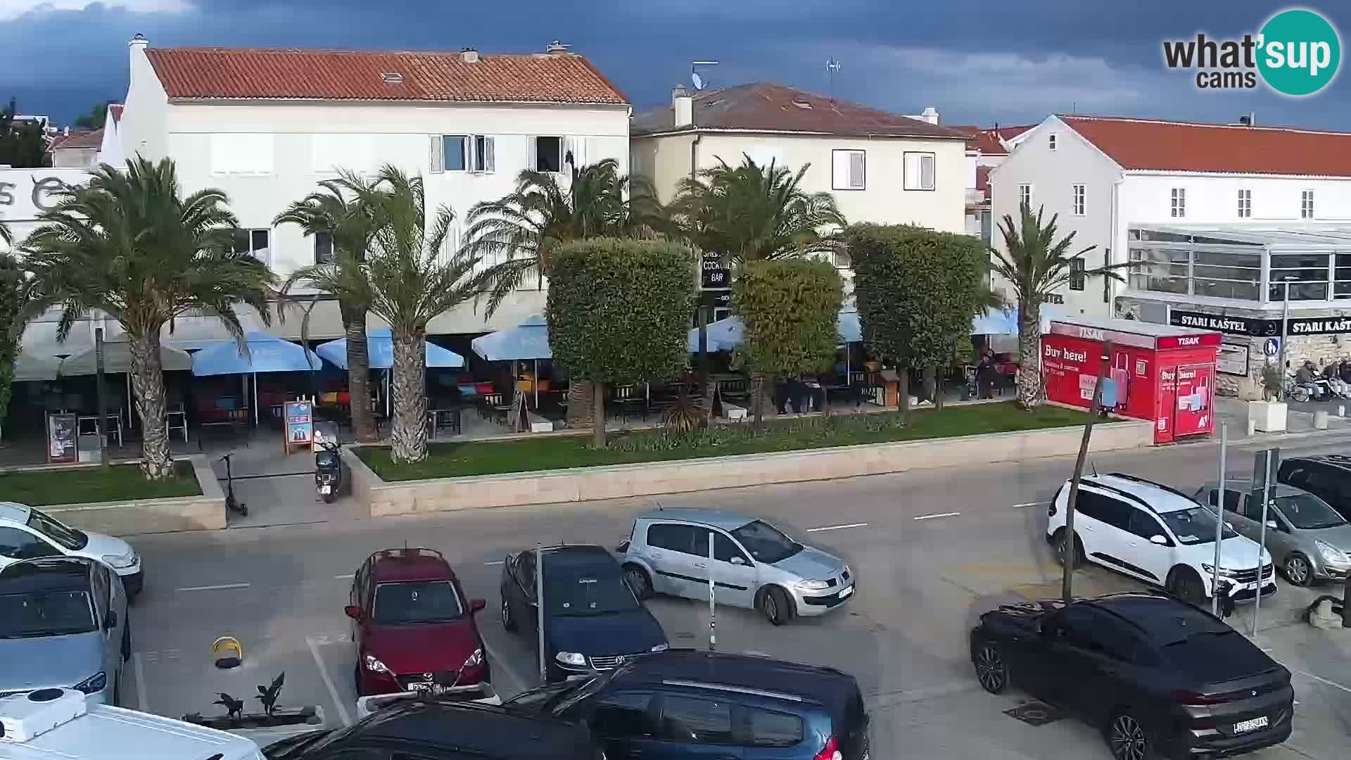 Webcam Novalja seaside promenade