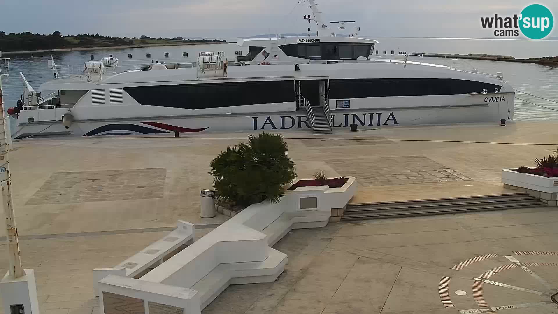 Novalja spletna kamera promenada