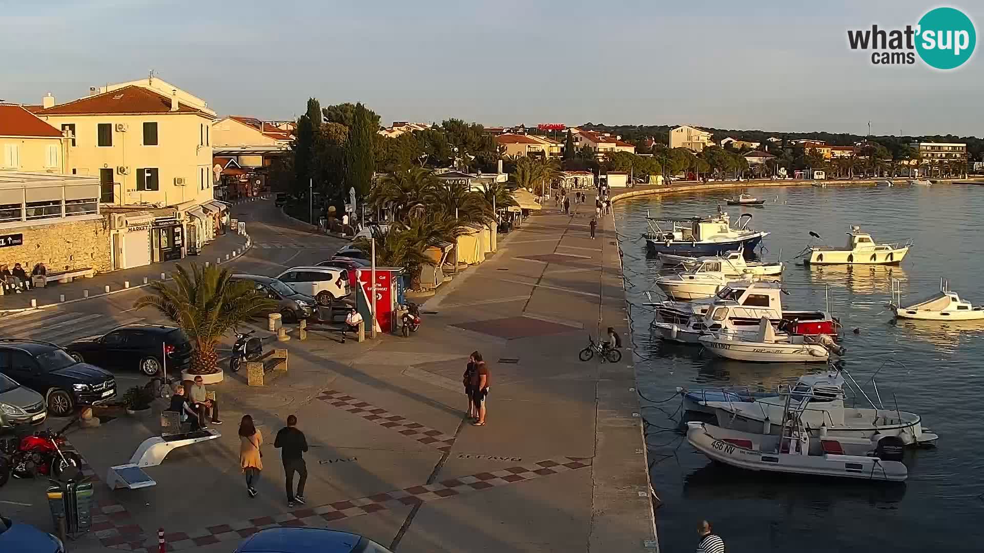 Novalja Livecam promenade