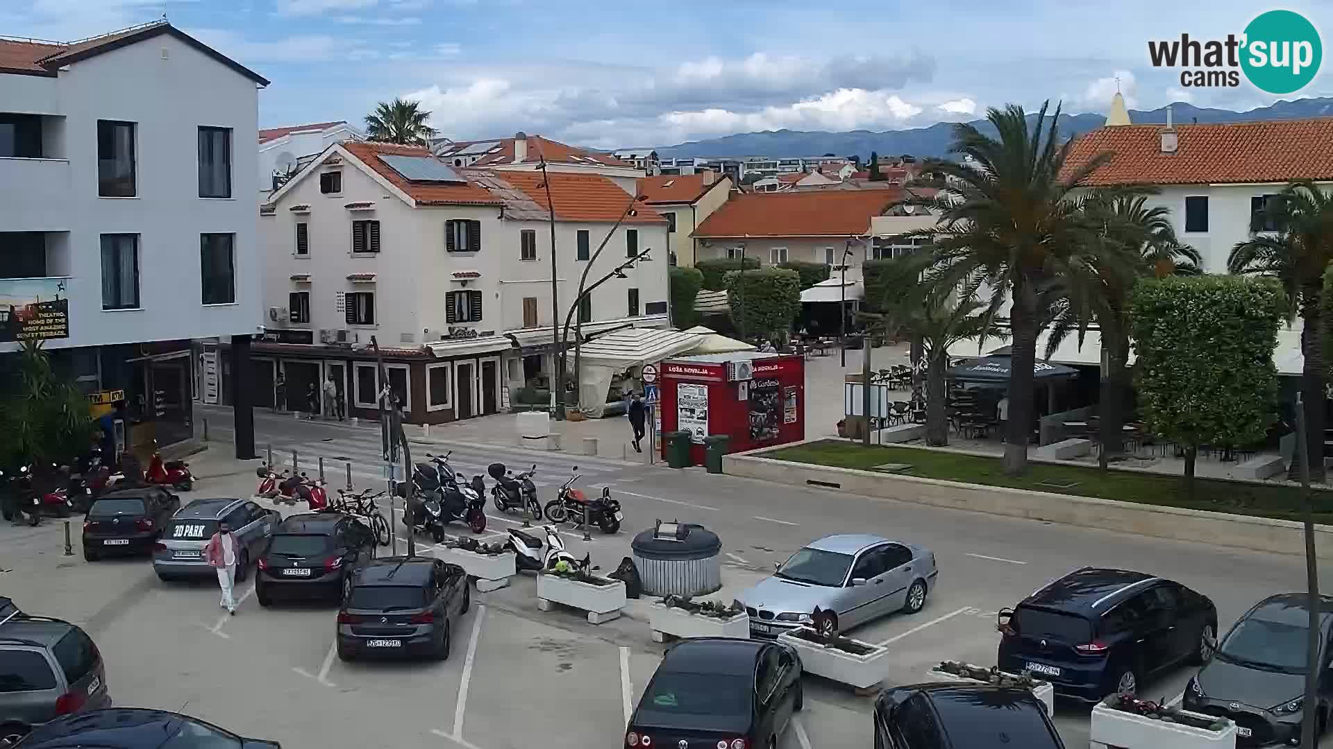 Novalja Livecam promenade