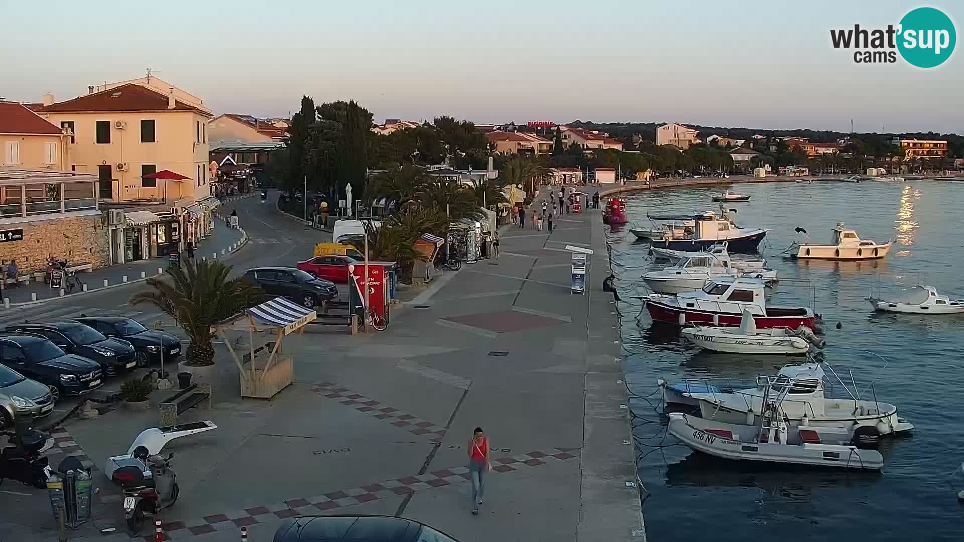 Novalja Livecam promenade
