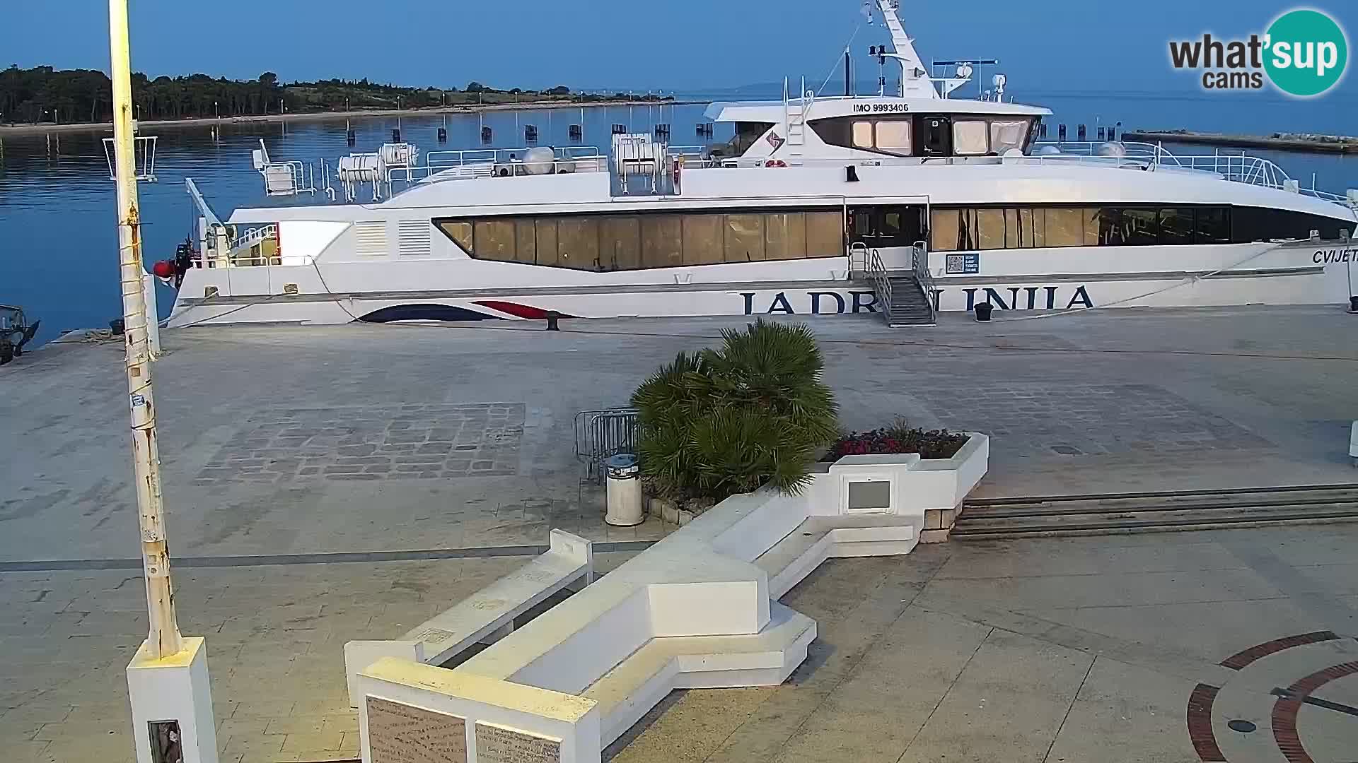 Web kamera Novalja promenada