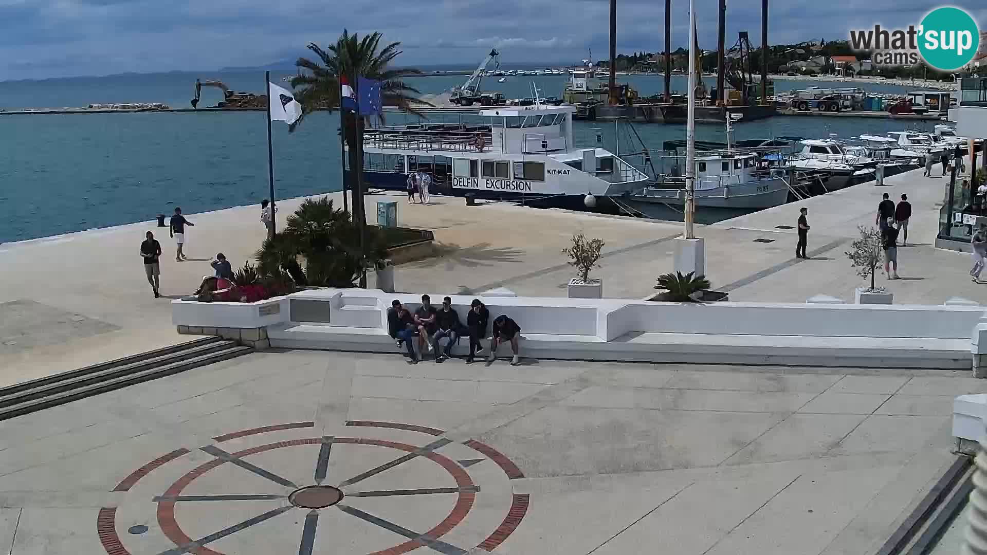 Novalja Livecam promenade