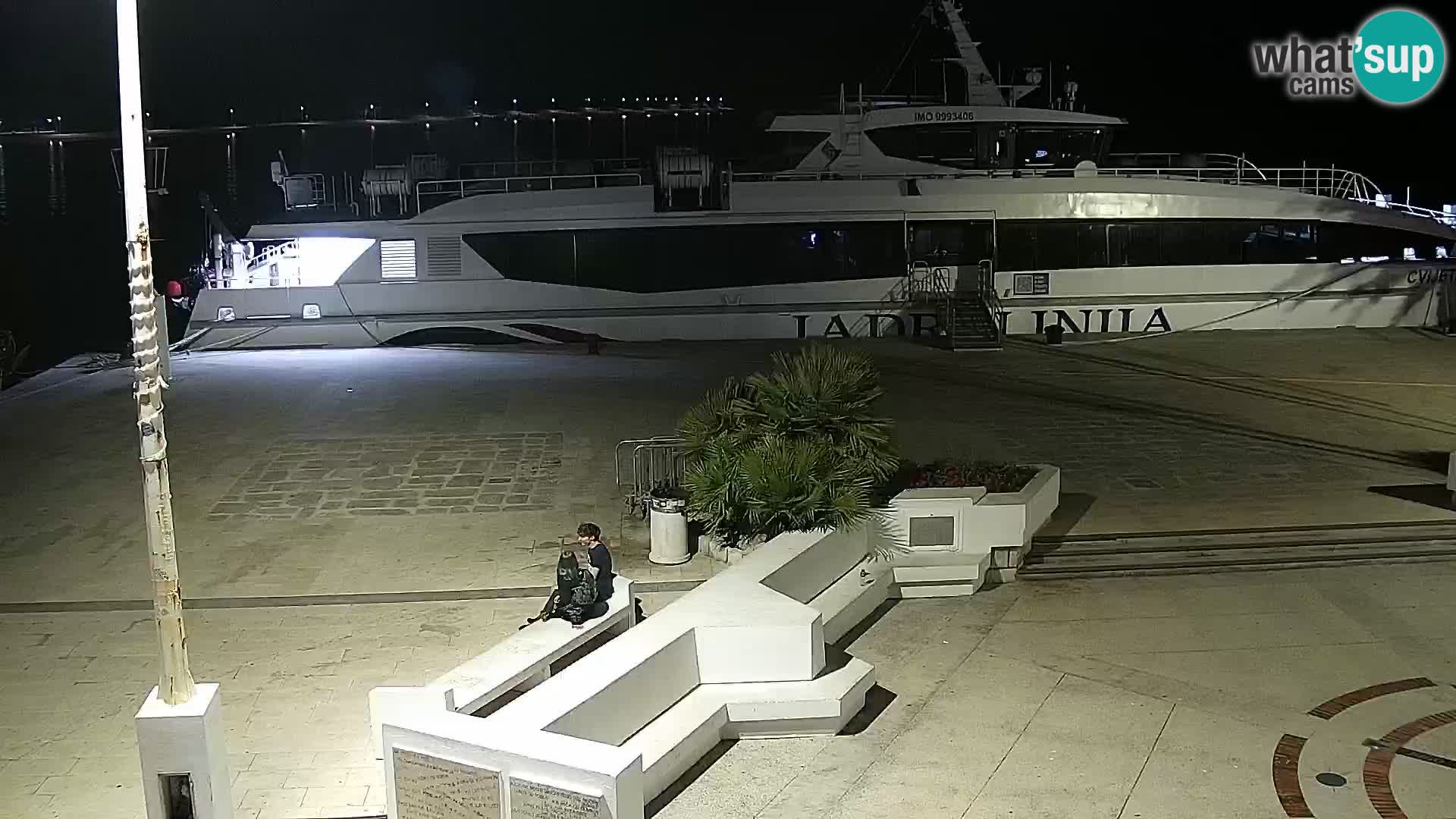 Novalja Livecam promenade