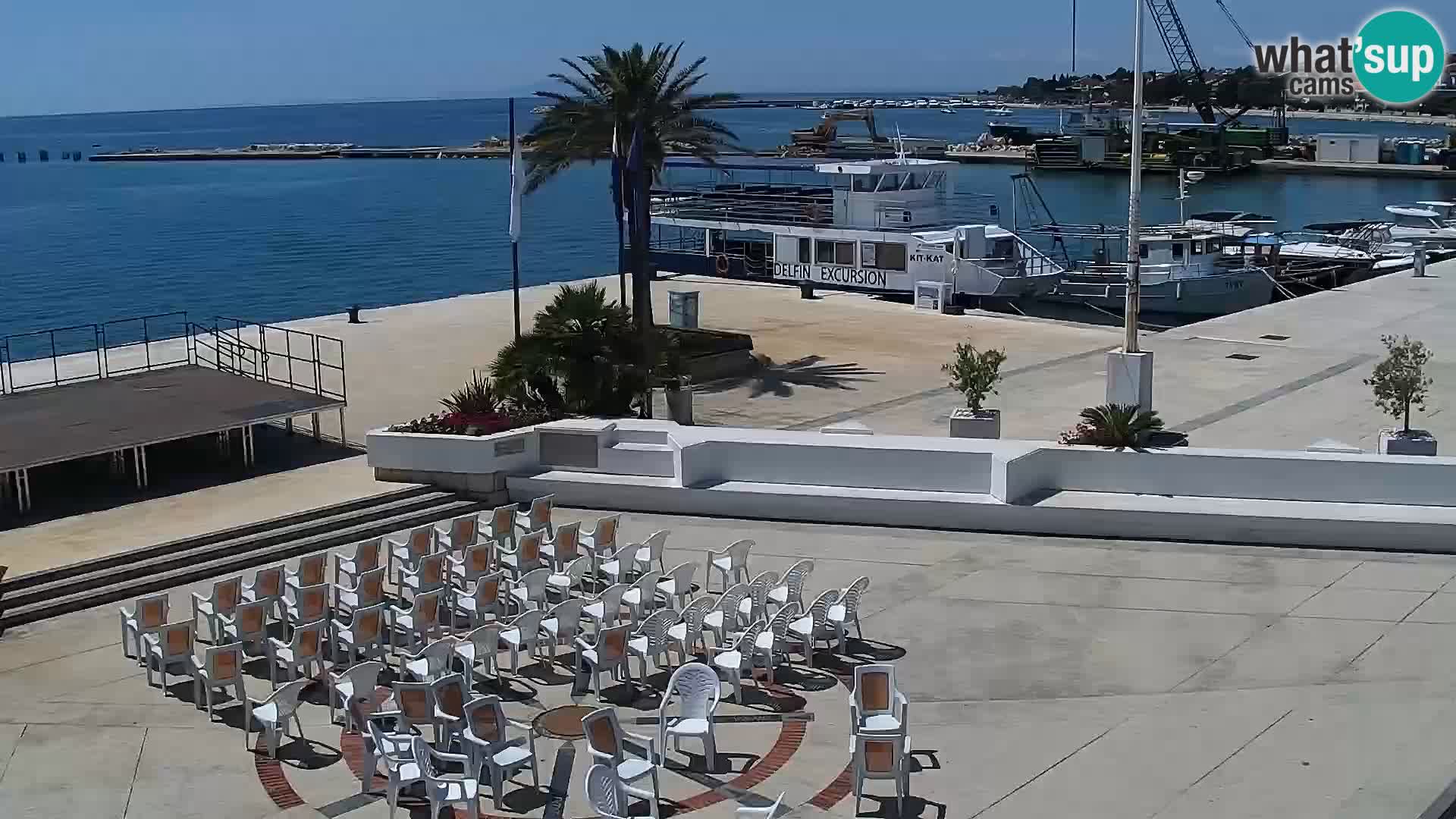 Novalja spletna kamera promenada