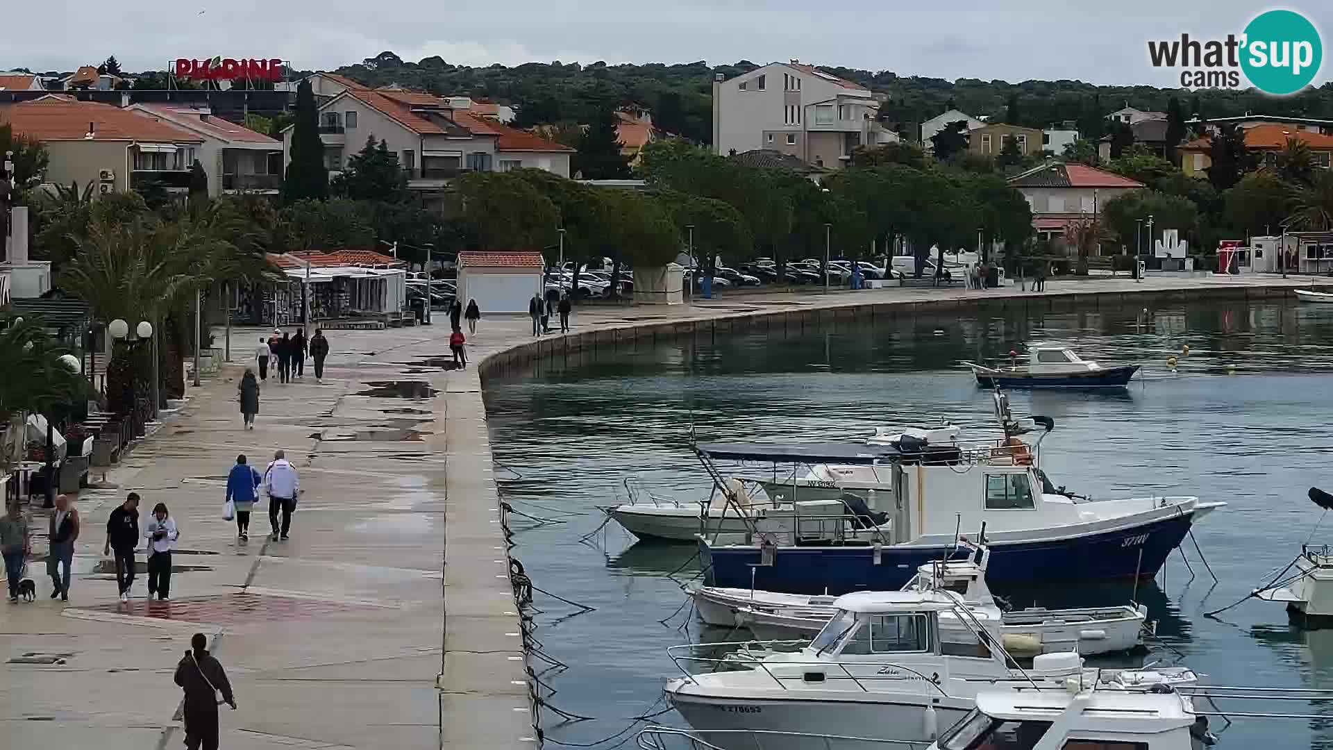 Livecam Promenade a Novalja
