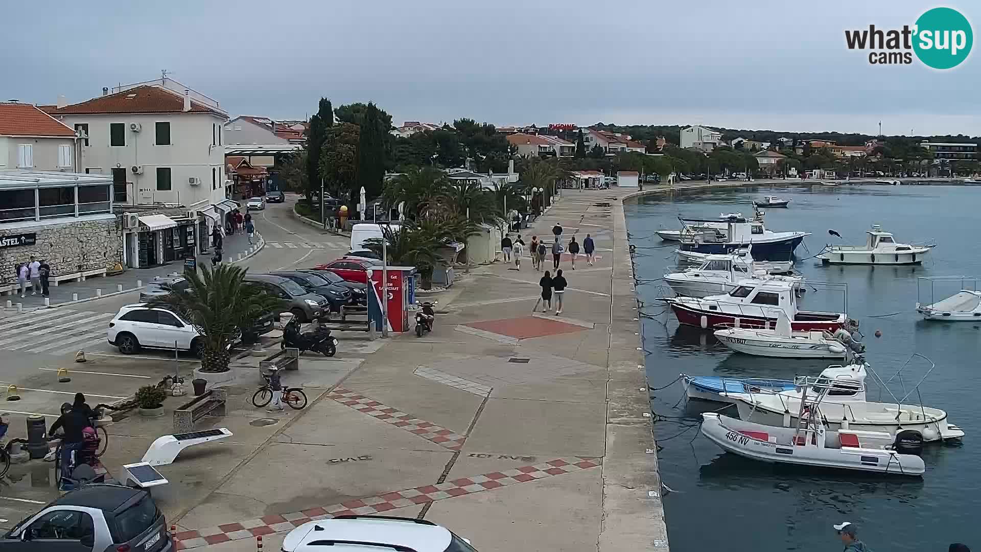 Novalja Livecam promenade