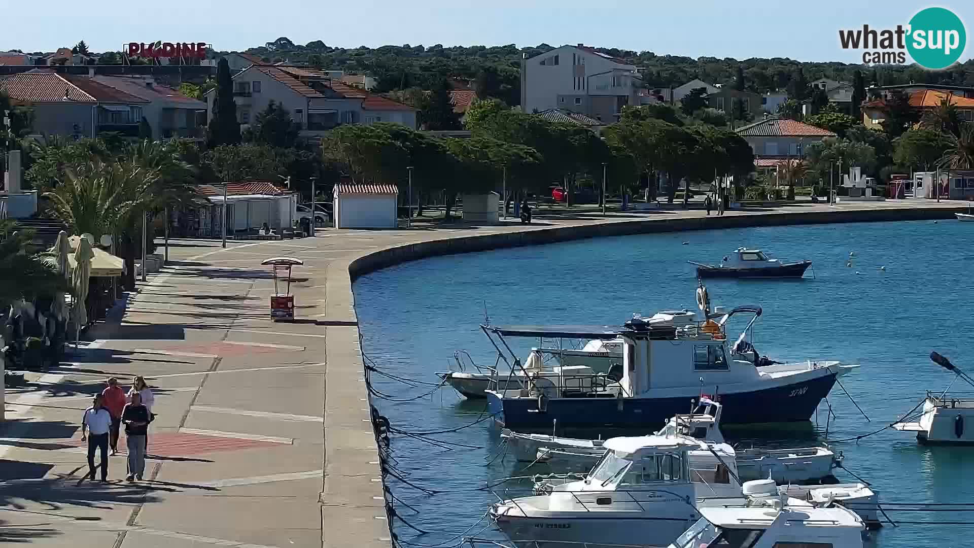 Livecam Promenade a Novalja