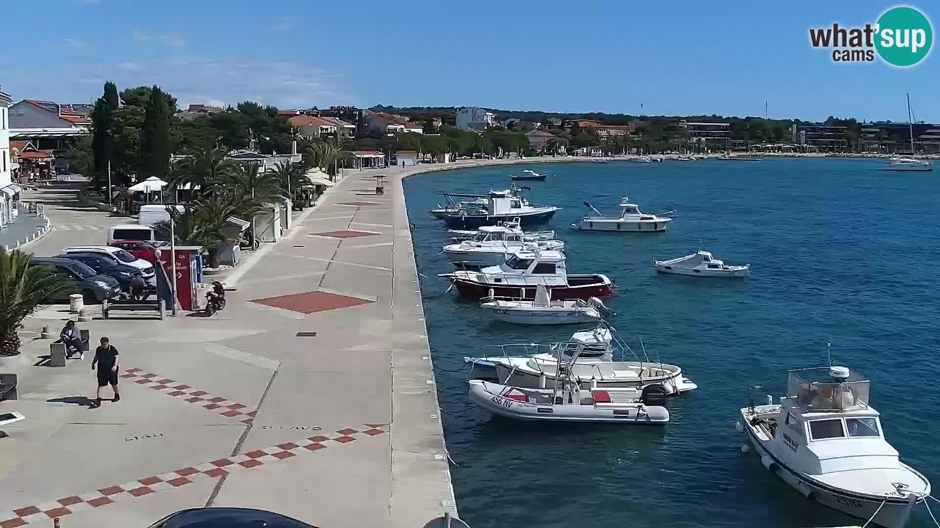 Novalja Livecam promenade