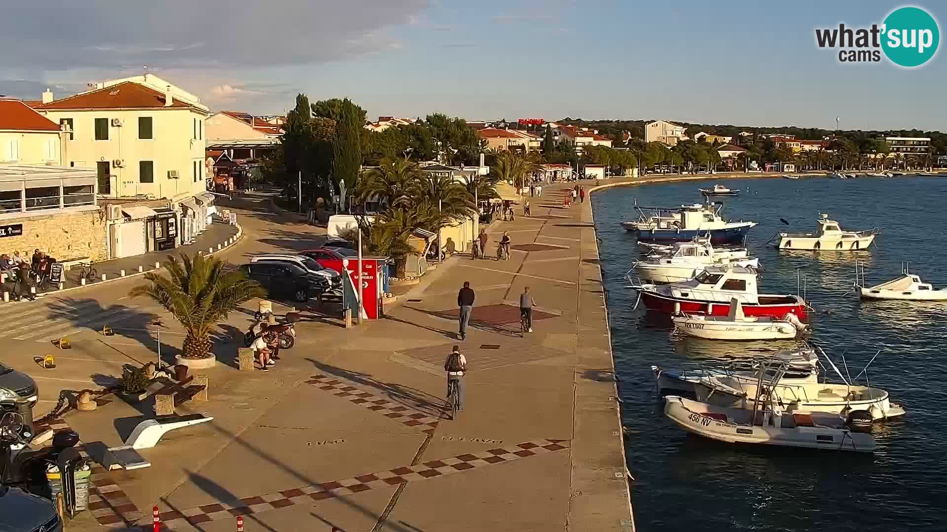 Novalja Livecam promenade