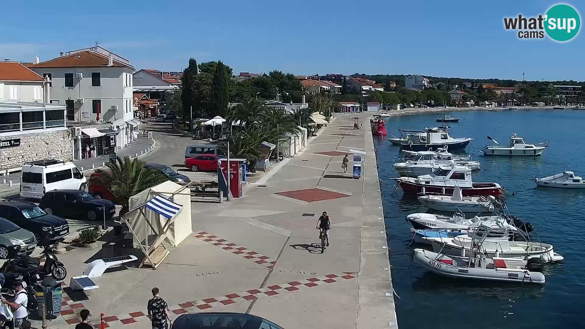 Livecam Promenade a Novalja