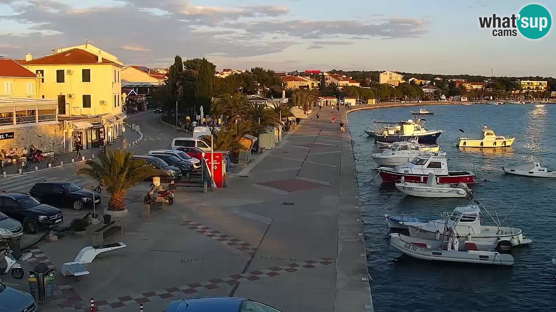 Novalja Livecam promenade