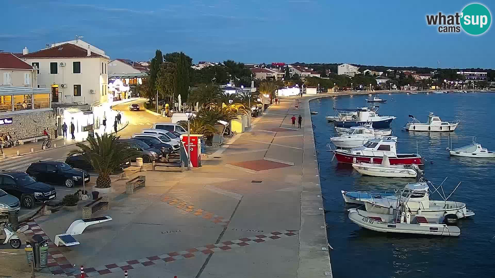 Novalja Livecam promenade